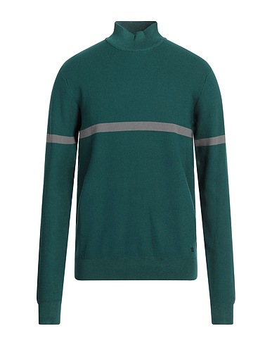 YES ZEE by ESSENZA Polo neck Dark green 70% Viscose, 30% Nylon