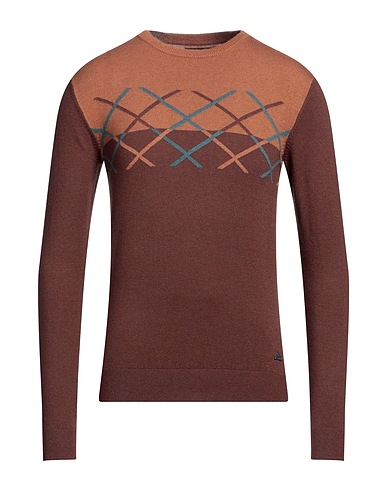 YES ZEE by ESSENZA Pullover Cioccolato 38% Poliammide, 31% Acrilico, 20% Lana, 11% Poliestere