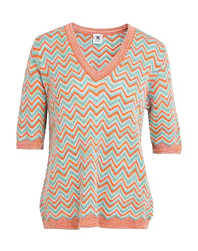 M MISSONI Sweater Orange 32% Mohair wool, 28% Viscose, 23% Wool, 17% Polyamide