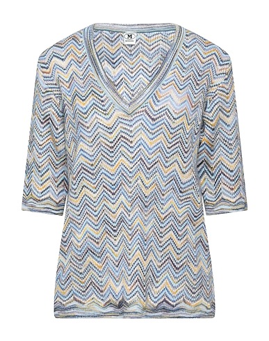 M MISSONI Sweater Sky blue 32% Mohair wool, 28% Viscose, 23% Wool, 17% Polyamide