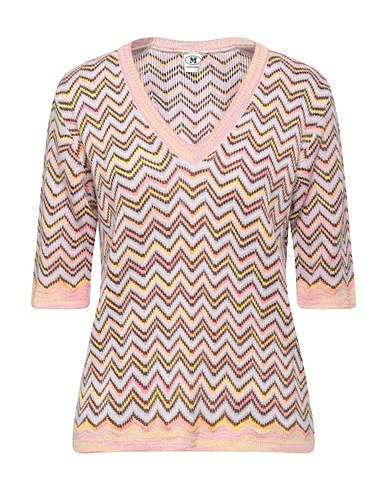M MISSONI Sweater Light pink 32% Mohair wool, 28% Viscose, 23% Wool, 17% Polyamide