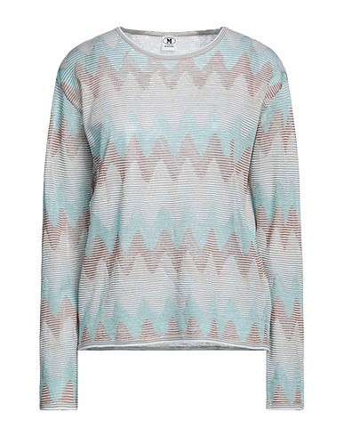 M MISSONI Sweater Turquoise 56% Viscose, 23% Cotton, 19% Wool, 2% Polyamide