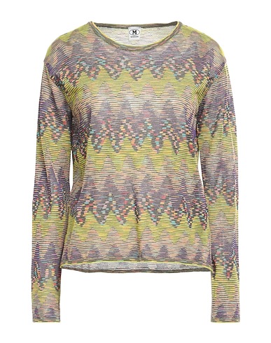 M MISSONI Sweater Lime green 56% Viscose, 23% Cotton, 19% Wool, 2% Polyamide