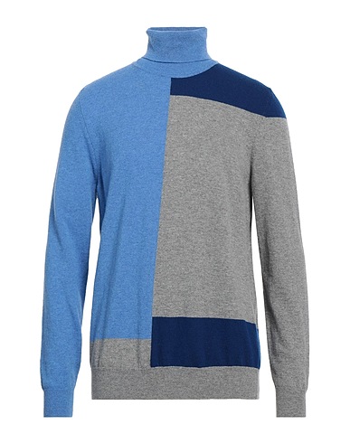 MASQ Polo neck Pastel blue 100% Wool