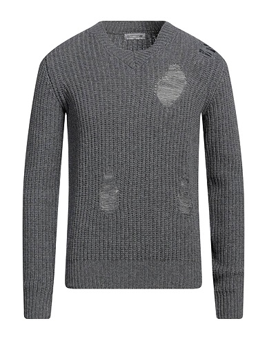 DANIELE ALESSANDRINI HOMME Sweater Grey 80% Wool, 20% Polyamide