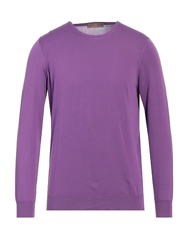 CRUCIANI Pullover Violett 100% Baumwolle