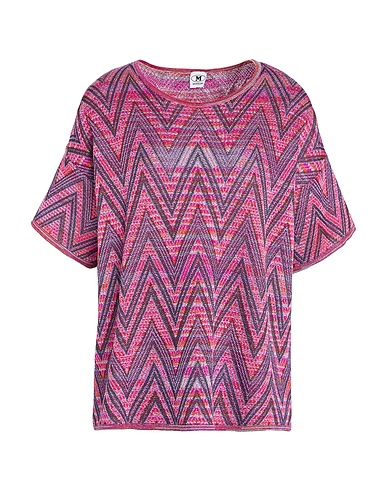M MISSONI Sweater Orange 47% Viscose, 40% Wool, 9% Metallic fiber, 4% Polyamide