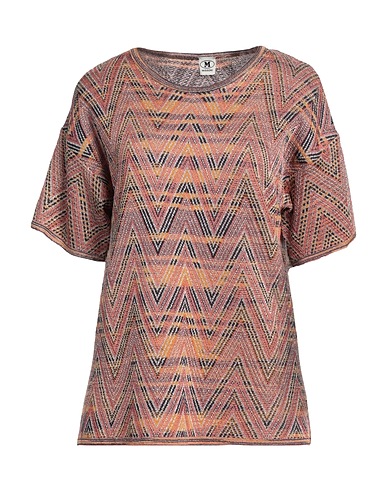 M MISSONI Pullover Rostrot 47% Viskose, 40% Wolle, 9% Metallfaser, 4% Polyamid