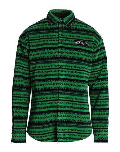 DSQUARED2 Camicia fantasia Verde smeraldo 77% Poliestere, 23% Acrilico