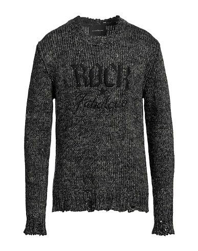 JOHN RICHMOND Sweater Black 50% Polyester, 30% Merino Wool, 20% Linen