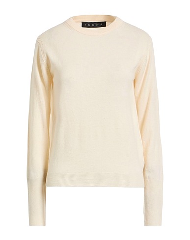 ICONA by KAOS Pullover Panna 90% Lana, 10% Cachemire