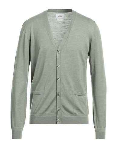 HOUSE OF PAUL ROSEN Cardigan Verde salvia 75% Lana, 25% Seta