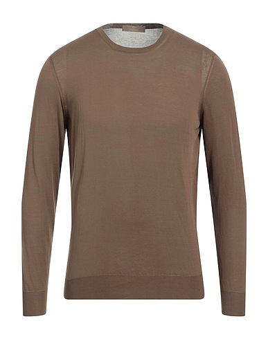 CRUCIANI Sweater Khaki 100% Cotton