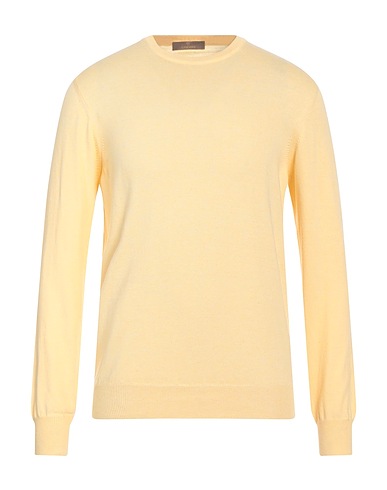 CRUCIANI Jumper Pastel yellow 100% Cotton