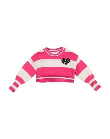 MONNALISA Sweater Fuchsia 40% Polyester, 20% Polyamide, 20% Acrylic, 20% Wool