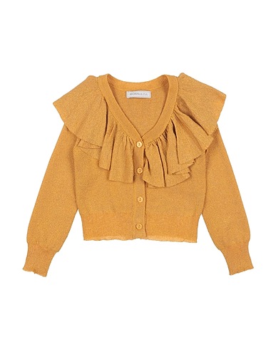 MONNALISA Cardigan Marigold 48% Viscose, 37% Polyester, 15% Polyamide