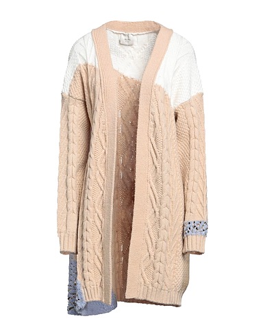 ALYSI Cardigan Beige 53% Wool, 37% Polyamide, 4% Polyester, 3% Viscose, 3% Mohair wool
