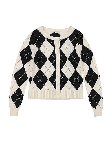 MONNALISA Cardigan Black 40% Polyester, 20% Polyamide, 20% Acrylic, 20% Wool