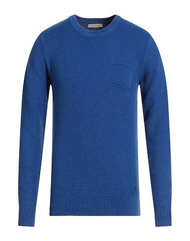 YES ZEE by ESSENZA Pullover Königsblau 100% Baumwolle