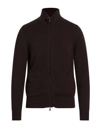 DRUMOHR Cardigan Dark brown 100% Cashmere