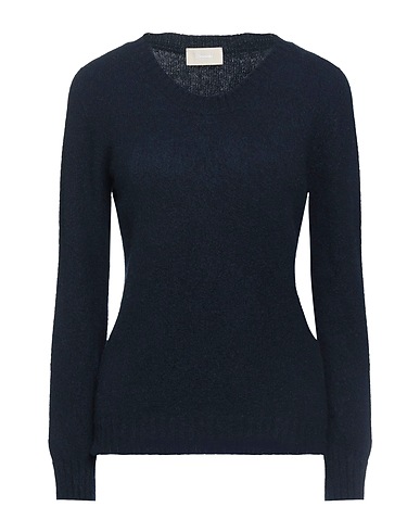 DRUMOHR Pullover Nachtblau 100% Lammwolle