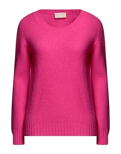 DRUMOHR Pullover Fuchsia 100% Lammwolle