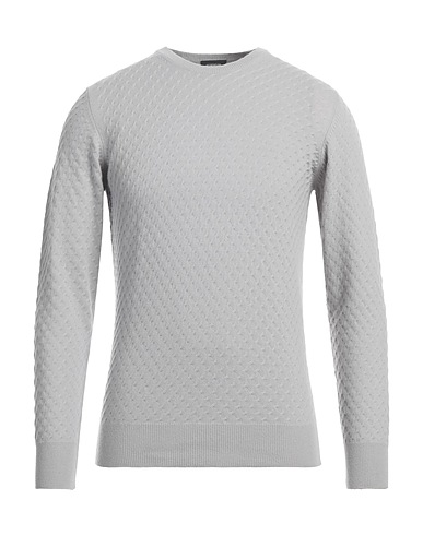 ROSSOPURO Sweater Light grey 90% Wool, 10% Cashmere