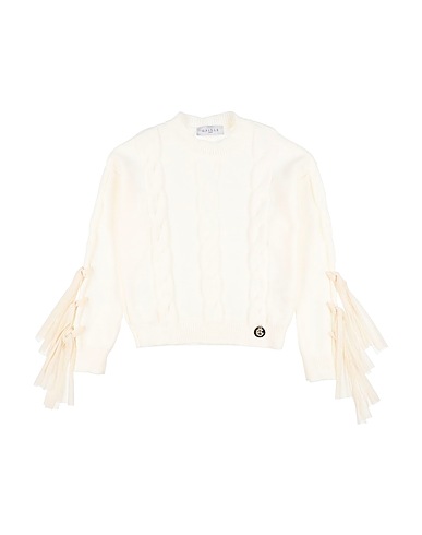 GAëLLE Paris Jumper Off white 70% Acrylic, 30% Wool