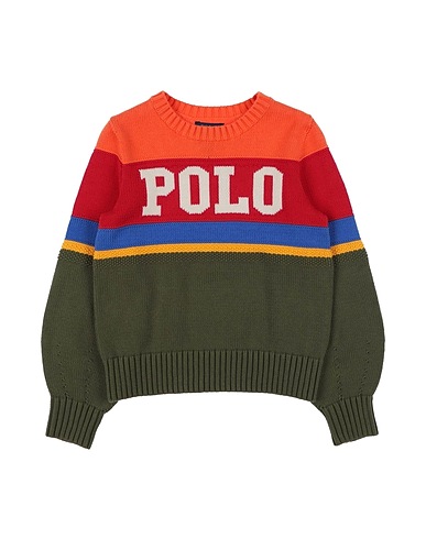 POLO RALPH LAUREN Jumper o Orange 100% Cotton