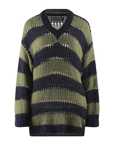 KATIA GIANNINI Jumper Navy blue 50% Acrylic, 30% Polyamide, 10% Merino Wool, 10% Wool