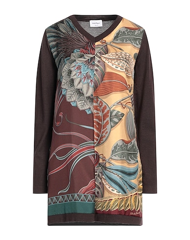 FERRAGAMO Jumper Plum 35% Cashmere, 35% Virgin Wool, 30% Silk