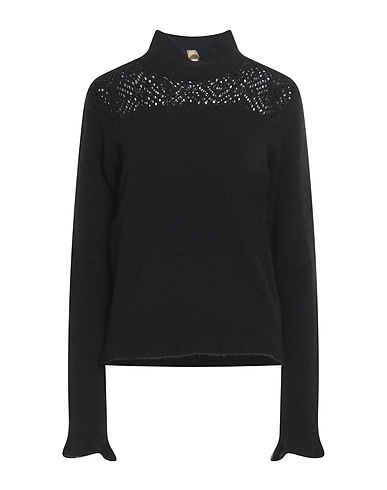 PINKO Dolcevita Nero 35% Acrilico, 35% Lana, 28% Poliammide, 2% Elastan, Cotone