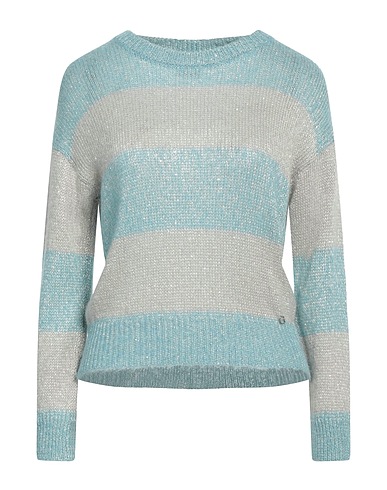 GUESS Sweater Turquoise 48% Polyester, 22% Acrylic, 16% Polyamide, 14% Alpaca wool
