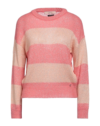 GUESS Jumper Pink 48% Polyester, 22% Acrylic, 16% Polyamide, 14% Alpaca wool