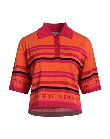 ALBERTA FERRETTI Pullover Orange 100% Baumwolle
