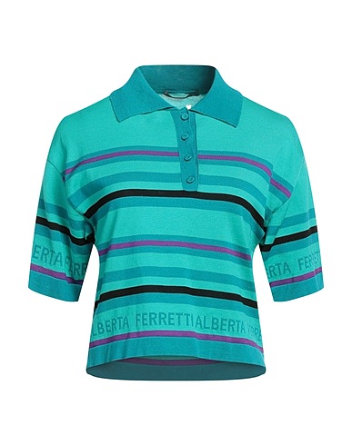 ALBERTA FERRETTI Pullover Tūrkis 100% Baumwolle