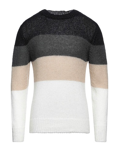 TAGLIATORE Pullover Nero 47% Lana Merino, 30% Cotone, 20% Nylon, 3% Lana
