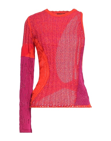 DONDUP Pullover Fucsia 100% Cotone