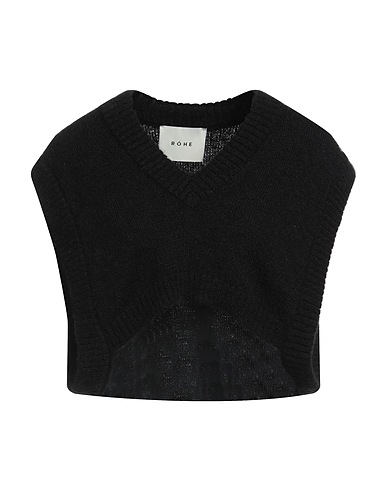 RÓHE Jumper Black 50% Mohair wool, 43% Polyamide, 5% Merino Wool, 2% Elastane