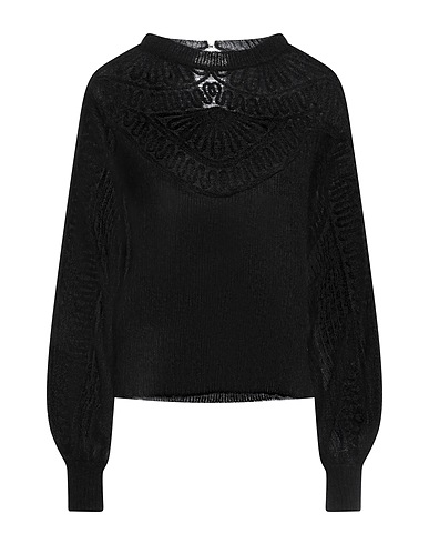 ALBERTA FERRETTI Pullover Nero 50% Lana mohair, 32% Poliammide, 18% Lana Vergine, Elastan