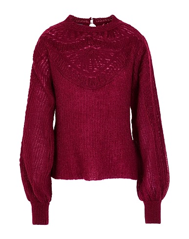 ALBERTA FERRETTI Sweater Burgundy 50% Mohair wool, 32% Polyamide, 18% Virgin Wool, Elastane
