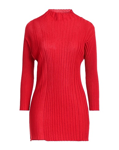 MALLONI Polo neck Red 100% Virgin Wool