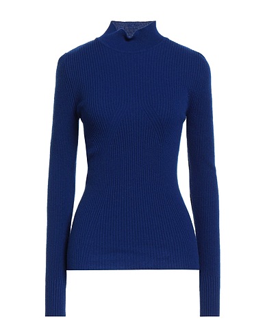 ALBERTA FERRETTI Turtleneck Blue 70% Virgin Wool, 30% Cashmere