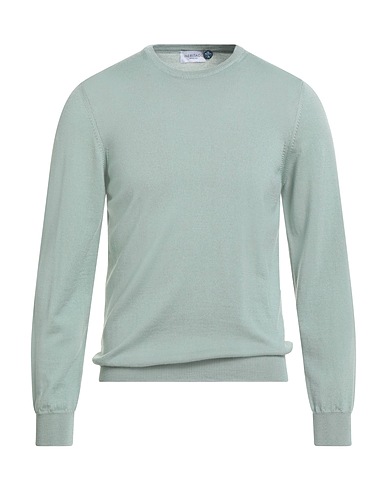 HERITAGE Pullover Verde salvia 100% Lana Merino
