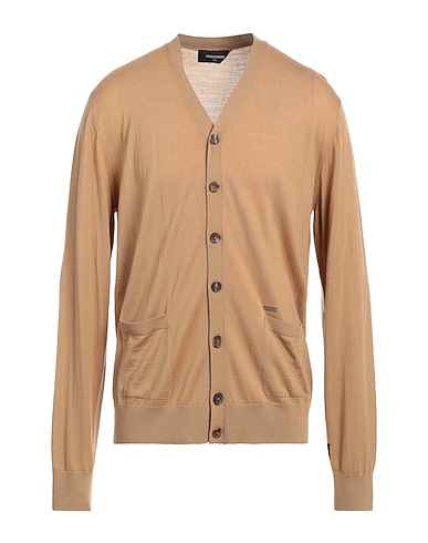 DSQUARED2 Cardigan Sand 100% Wool