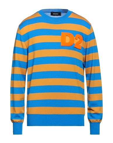 DSQUARED2 Pullover Blu 100% Lana Vergine