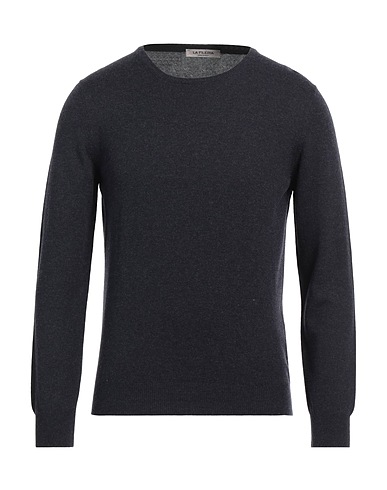 LA FILERIA Sweater Midnight blue 40% Virgin Wool, 35% Viscose, 20% Polyamide, 5% Cashmere