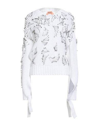 N°21 Jumper White 100% Cotton