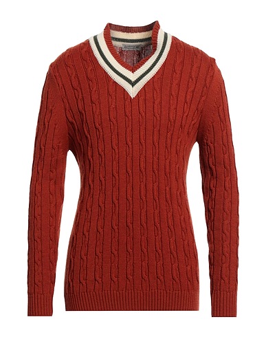DANIELE ALESSANDRINI HOMME Pullover Ruggine 50% Lana, 50% Acrilico