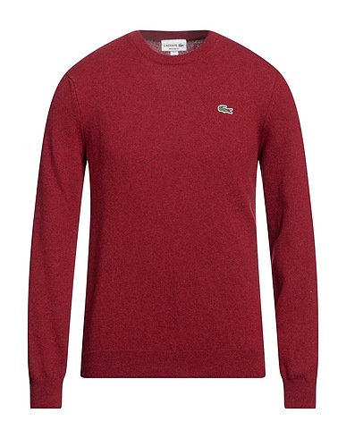 LACOSTE Jumper Burgundy 70% Wool, 30% Polyamide